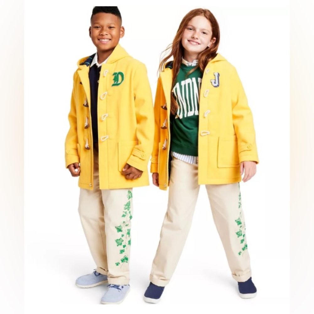 Rowing Blazers x Target Yellow Fleece Duffle Coat Size: XL (14)
